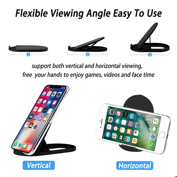 Mobile Phone Stand Plastic Foldable Desktop Stand For Cell phone