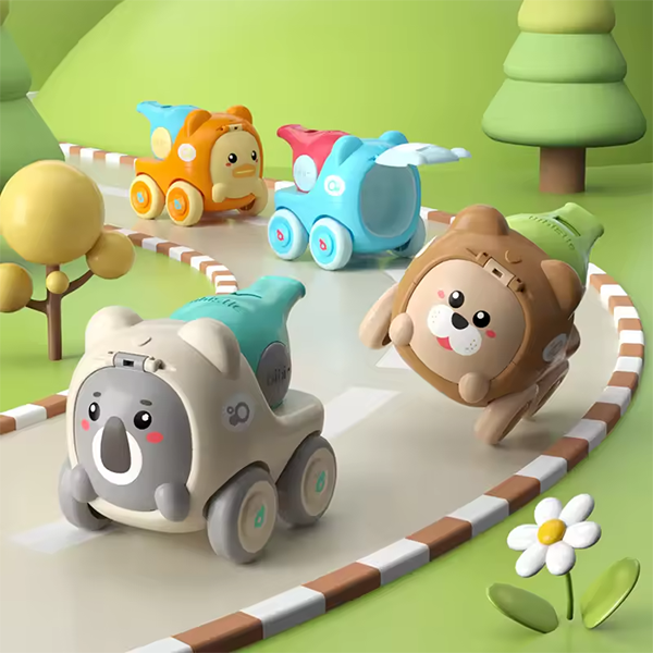 Candy Storage Whistle Friction Mini Little Cute Animal Car Children