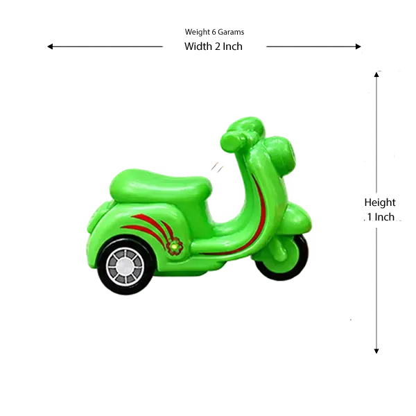 Pack of 5 Mini Vespa Motor Bike Toy For Kids