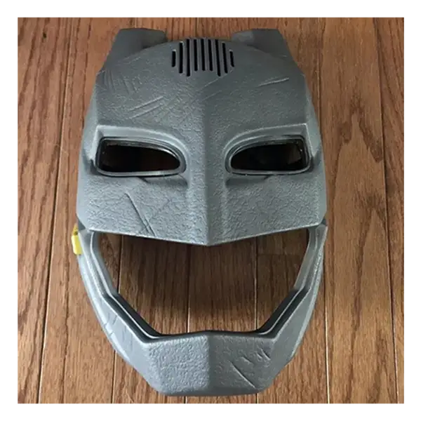 Batman Face Mask Electronic Light Up Eyes Talking Mask