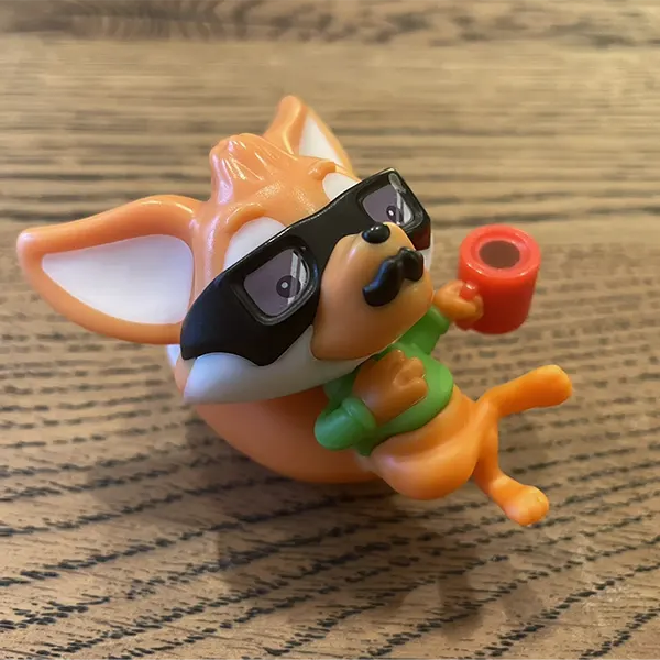 Maxi Foxes and McDonalds Toy Mr. Busy - Mr. Men & Little Miss