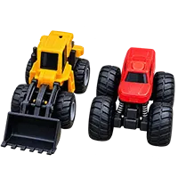 Branded Small Crain and Mud Car