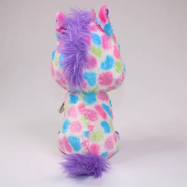 Ty Beanie Boos Pink & Glittery Unicorn Plush Toy Stuffed Animal
