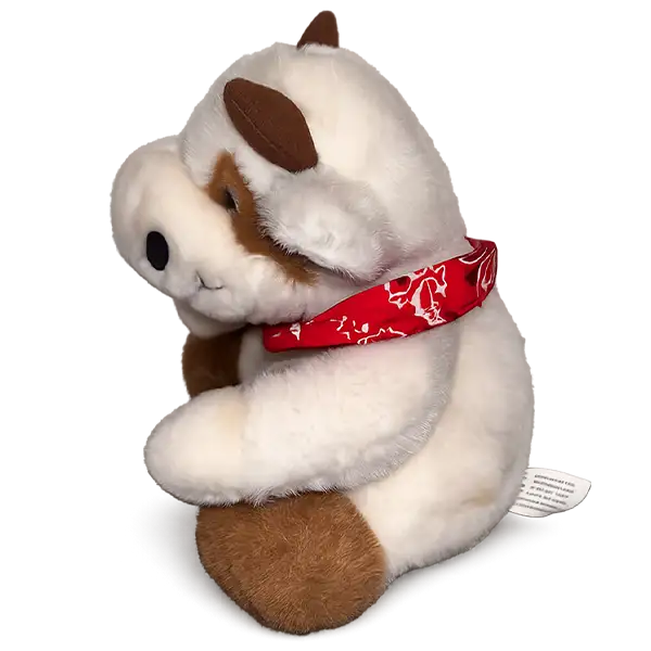 Vintage Talking Cow Plush Toy
