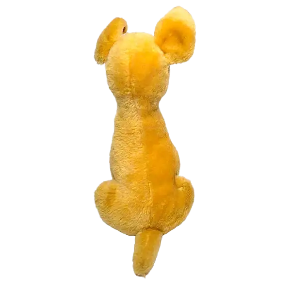 Vintage Yellow Plush Dog | Classic 1980s Stuffed Animal Dog Lover Gift, Plushie Keepsake, Classic Toy Co