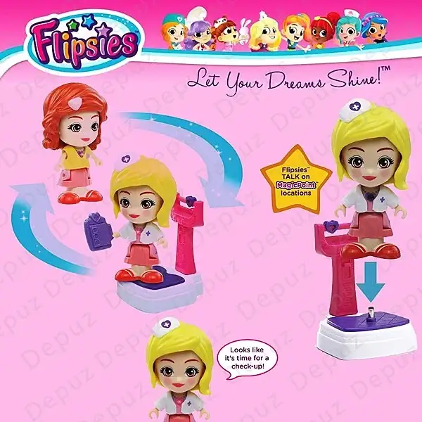 Flipsies Carina and Her Height and Weight Scale Set