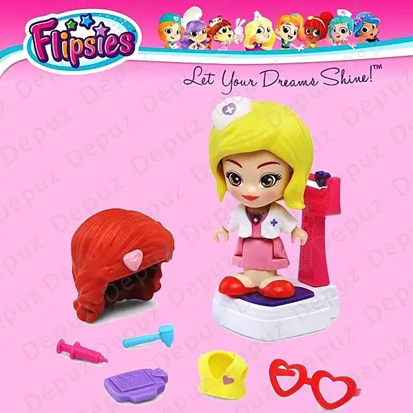 Flipsies Carina and Her Height and Weight Scale Set