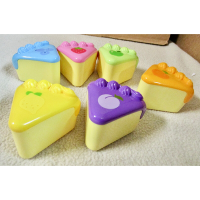 Branded Plastic Cake 4 Pieces