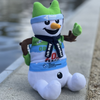 Orig plush mascot Biathlon