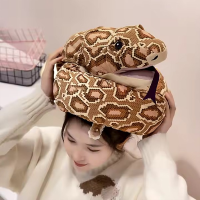 Realistic Giant Snake Stuffed Animal Plush