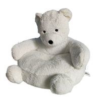 Cute branded bear with seat